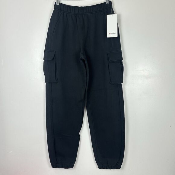 Lululemon Scuba Oversized MR Mid Rise Cargo Jogger Sweatpants Size XS Regular